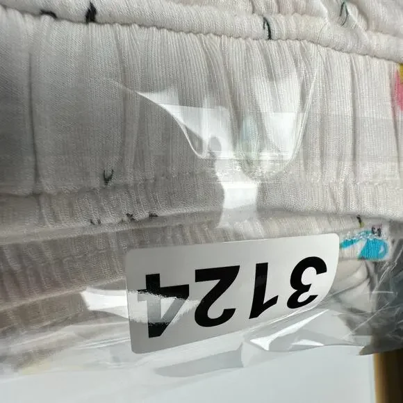 Anthropologie Pajama Pants Womens 3X White Emily Isabella Winter Skater Holiday - Picture 16 of 16